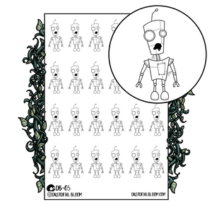 Zonked | DreadBot Sticker Sheet