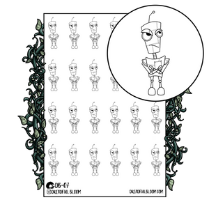 Eye Roll | DreadBot Sticker Sheet